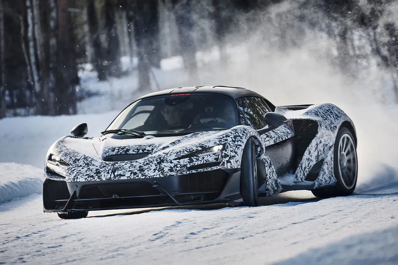 McLaren W1 Conquers Arctic Testing
