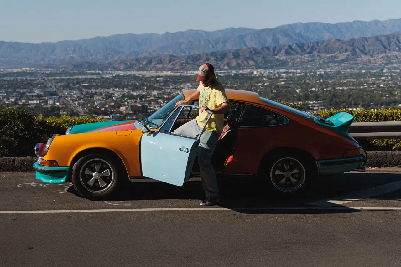 Sean Wotherspoon Unveils Multicolored Porsche 911 Carrera 2.7 RS Art Car