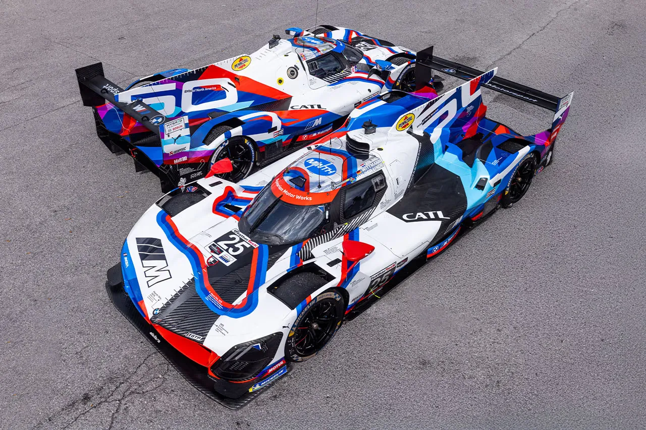 BMW M Hybrid V8 Gets Special 50th Anniversary Livery for 12 Hours of Sebring
