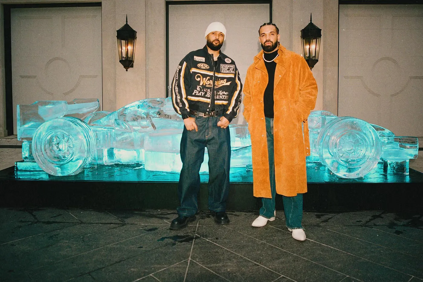 From One Iceman to the Next: Drake Gifted a Full-Scale F1 Car Ice Sculpture for New Release