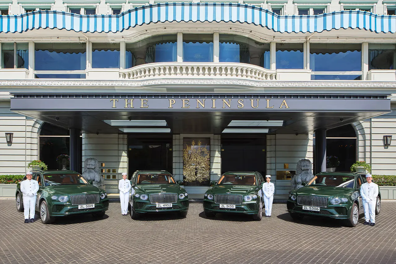 Bentley Brings a Fleet of Bentaygas to The Peninsula Hong Kong