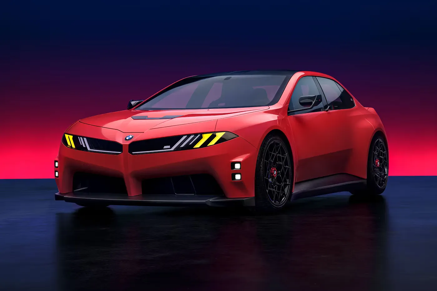 BMW M Concept Neue Klasse: BMW’s First Fully Electric Performance Sedan Revealed at Le Mans