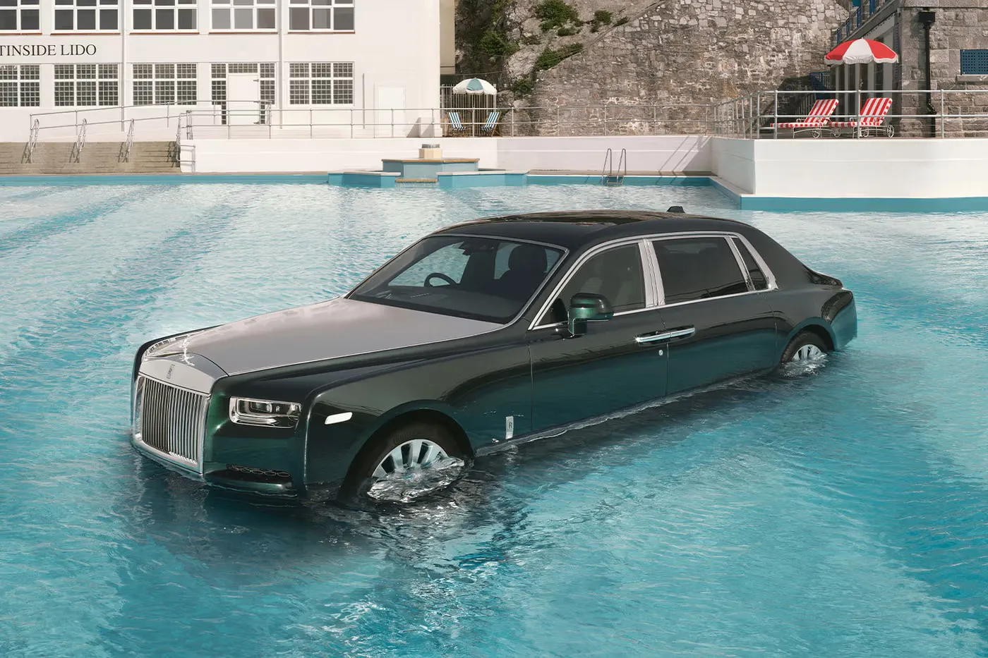 Cannonball: Rolls-Royce Marks Phantom Centenary by Putting It in a Pool