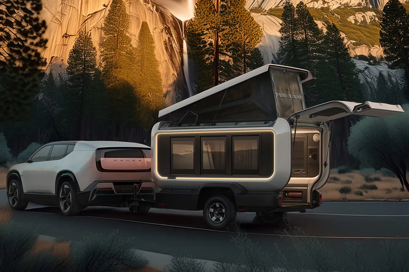 Honda Reimagines the Road Trip with the “Base Station” Trailer