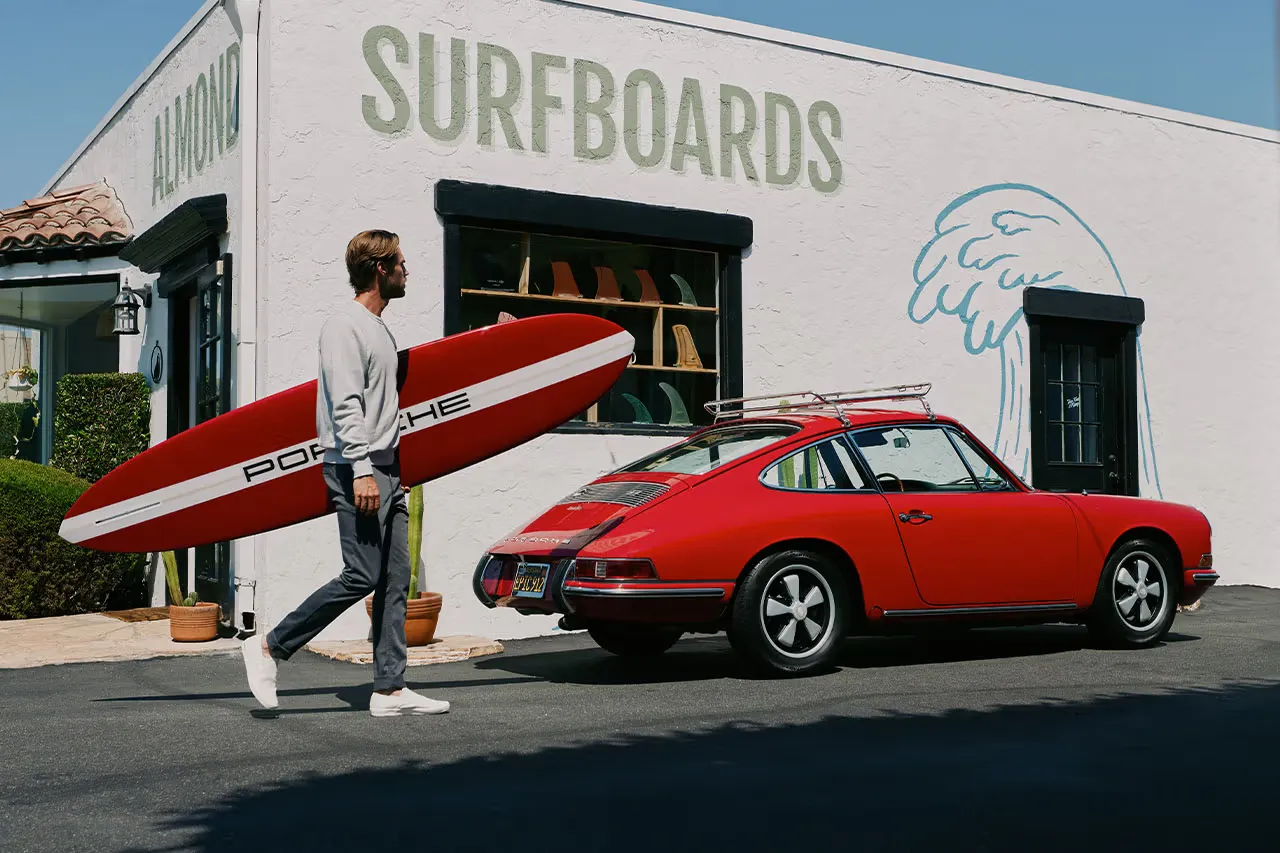 Porsche Teams Up with Almond for “Made in California” Surfboard Collection