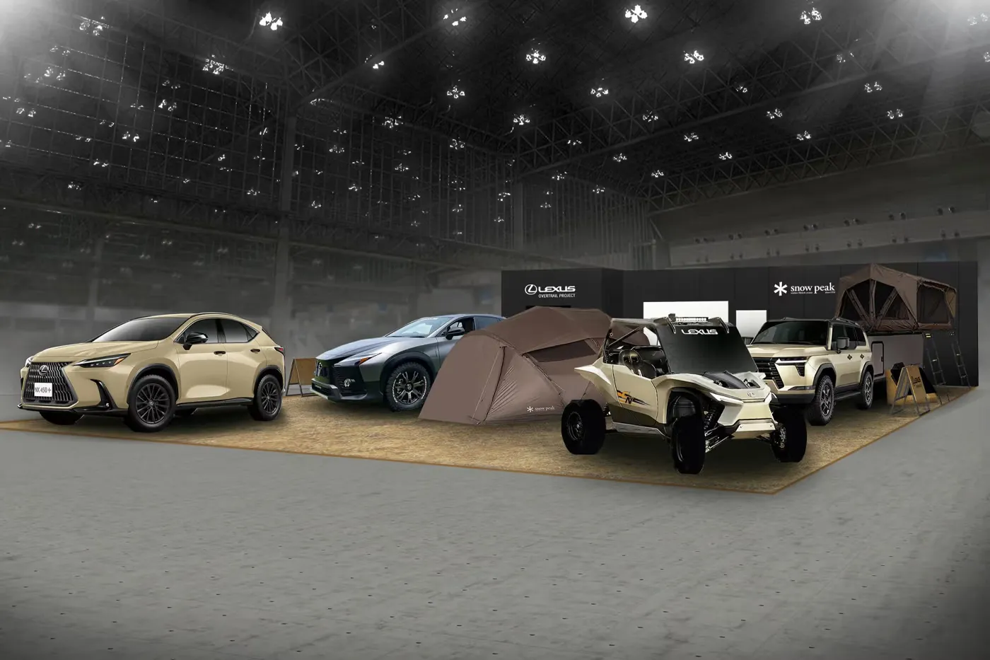 Lexus and Snow Peak to Exhibit Together at the Tokyo Outdoor Show 2024