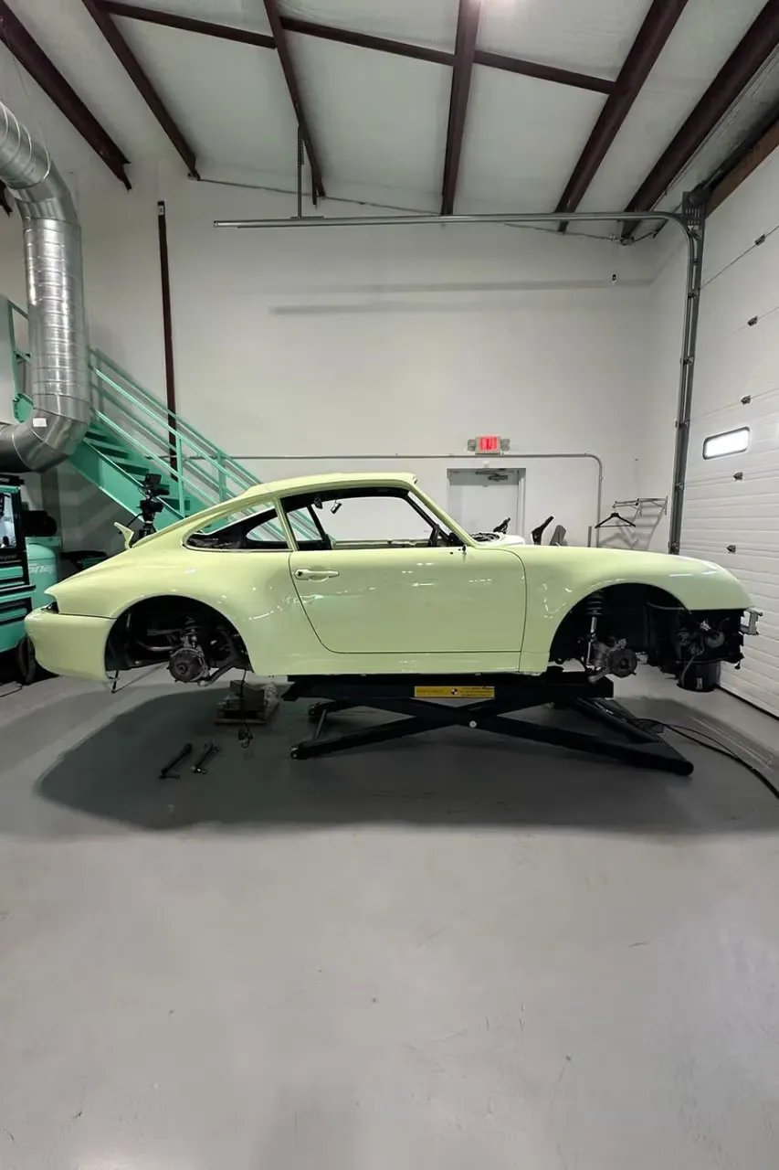 Daniel Arsham Teams Up With Justin Placek for Custom Porsche 993 Interior