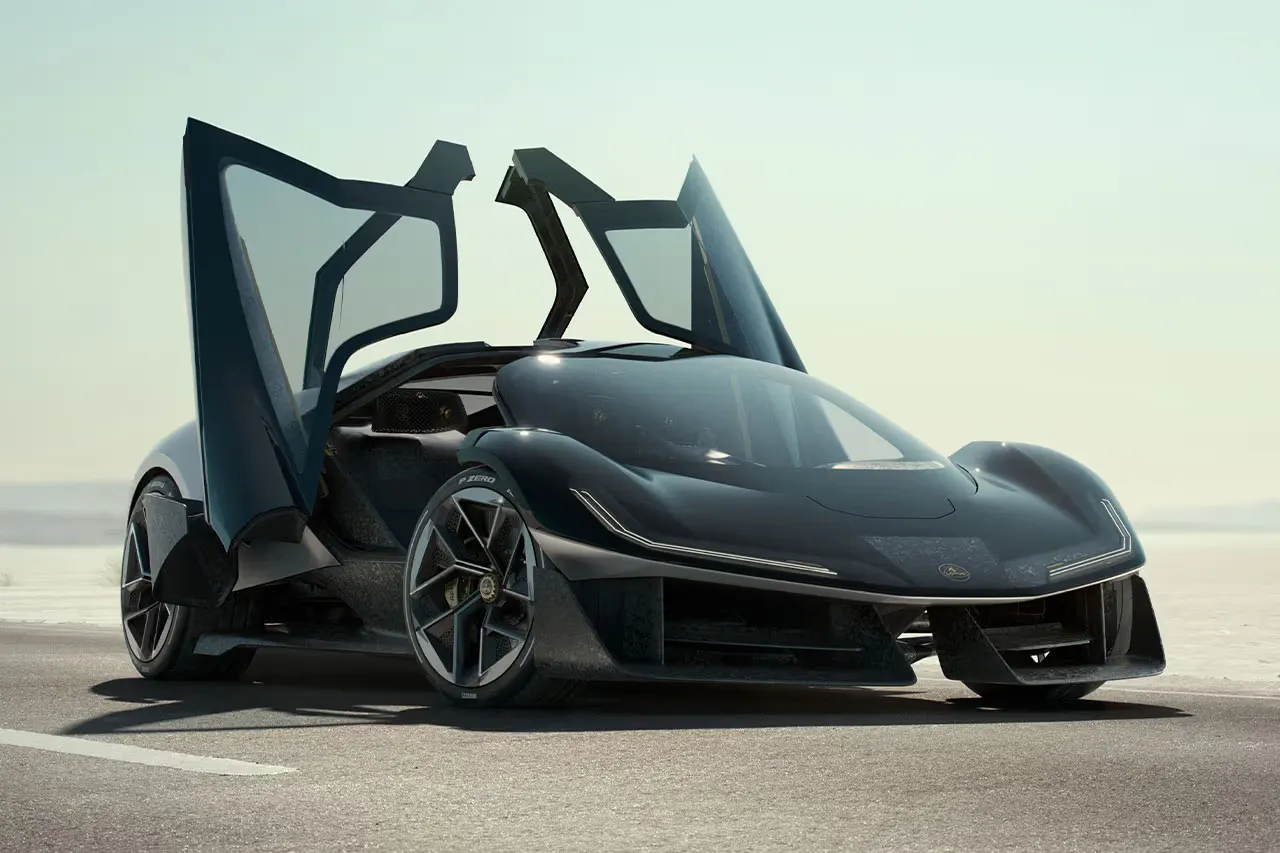 Lotus Unveils Futuristic Three-Seat Theory 1 EV Supercar Concept