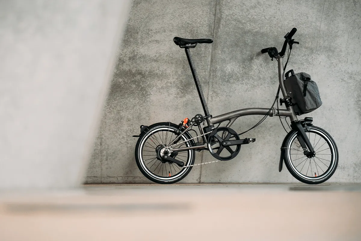 Brompton Unveils the ‘Electric T Line,’ Its Lightest-Ever Folding E-Bike
