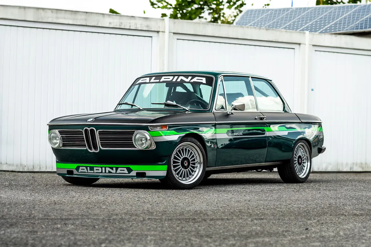 MANHART Reveals Latest Restomod: A BMW 2002 tii ALPINA with “Pig Cheeks”