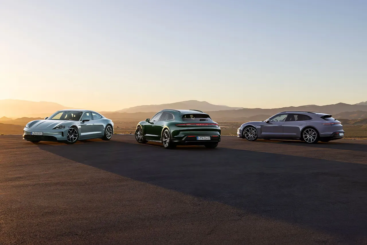 Porsche Unveils Three Revamped Variants of the Taycan