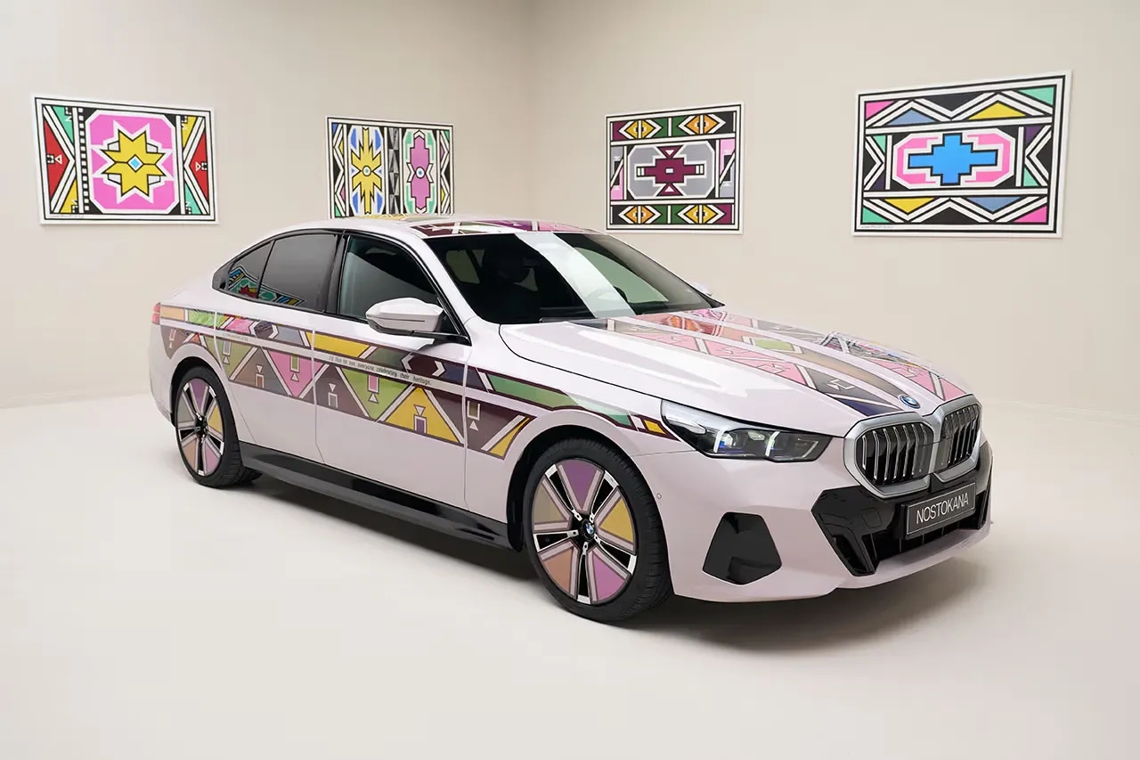BMW Unveils It’s 12th Art Car: The i5 Flow NOSTOKANA