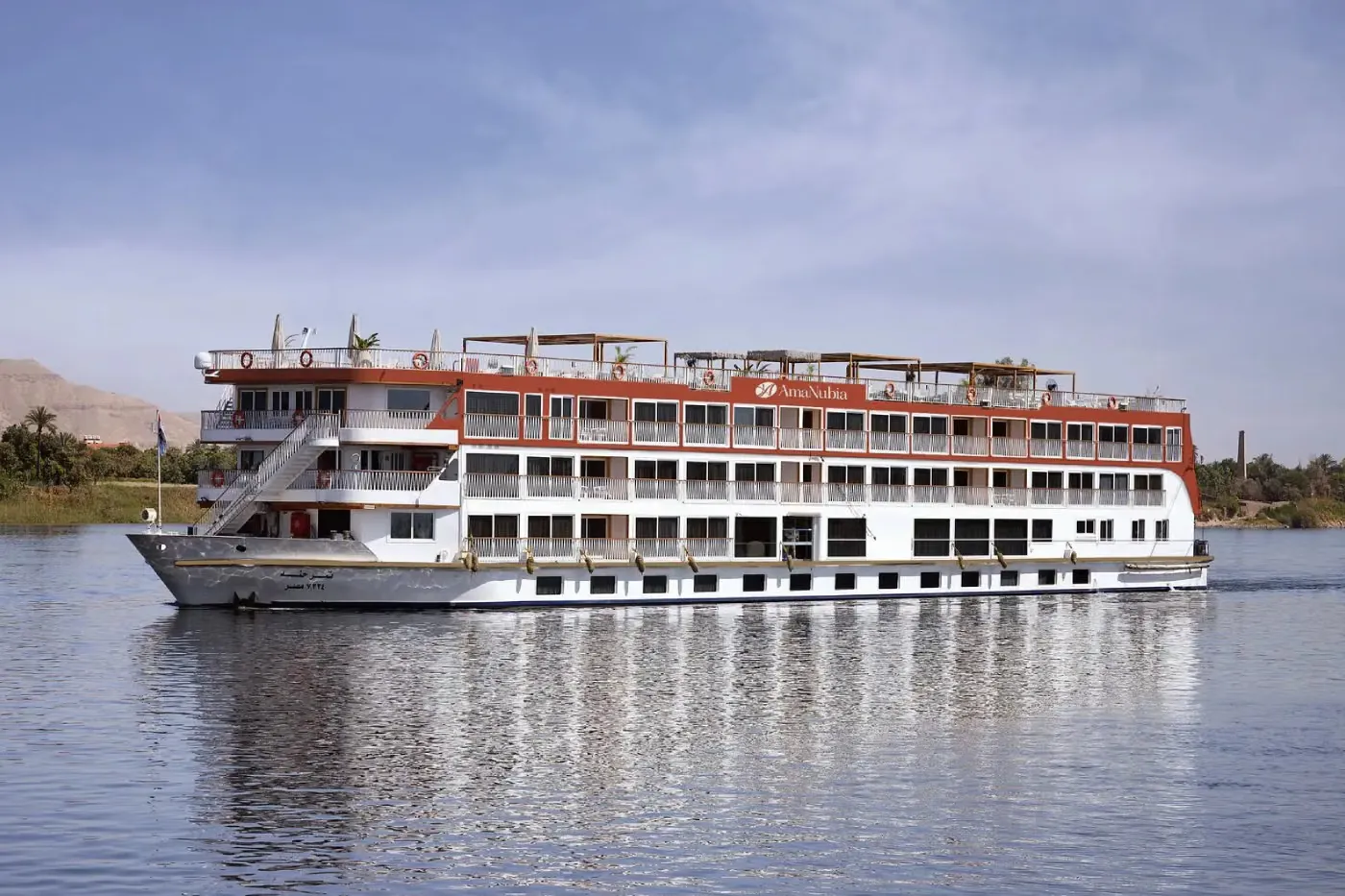 Meet the AmaNubia, AmaWaterways’ New 76-Guest Luxury Nile Cruise Ship