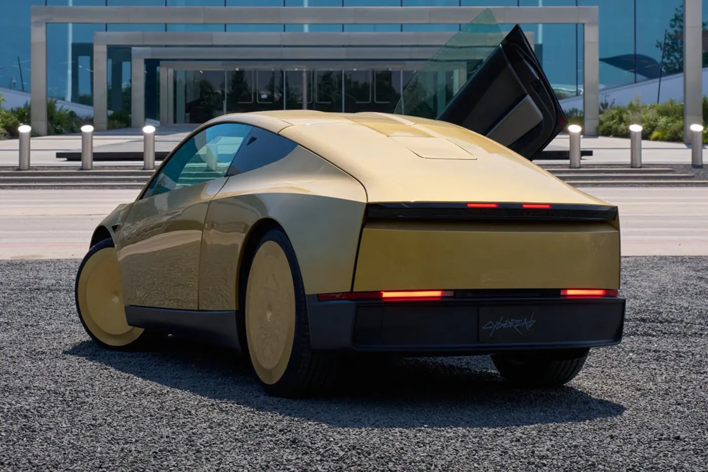 Tesla Reveals First Physical Cybercab Prototype With Built-In Starlink V5 Integration