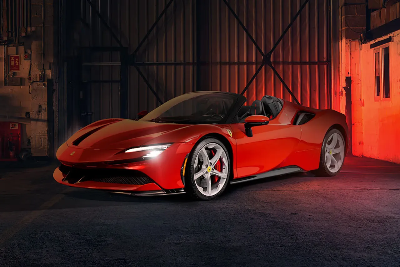 Sotheby’s Motorsport Inaugural Auction Features 2022 Ferrari SF90 Spider