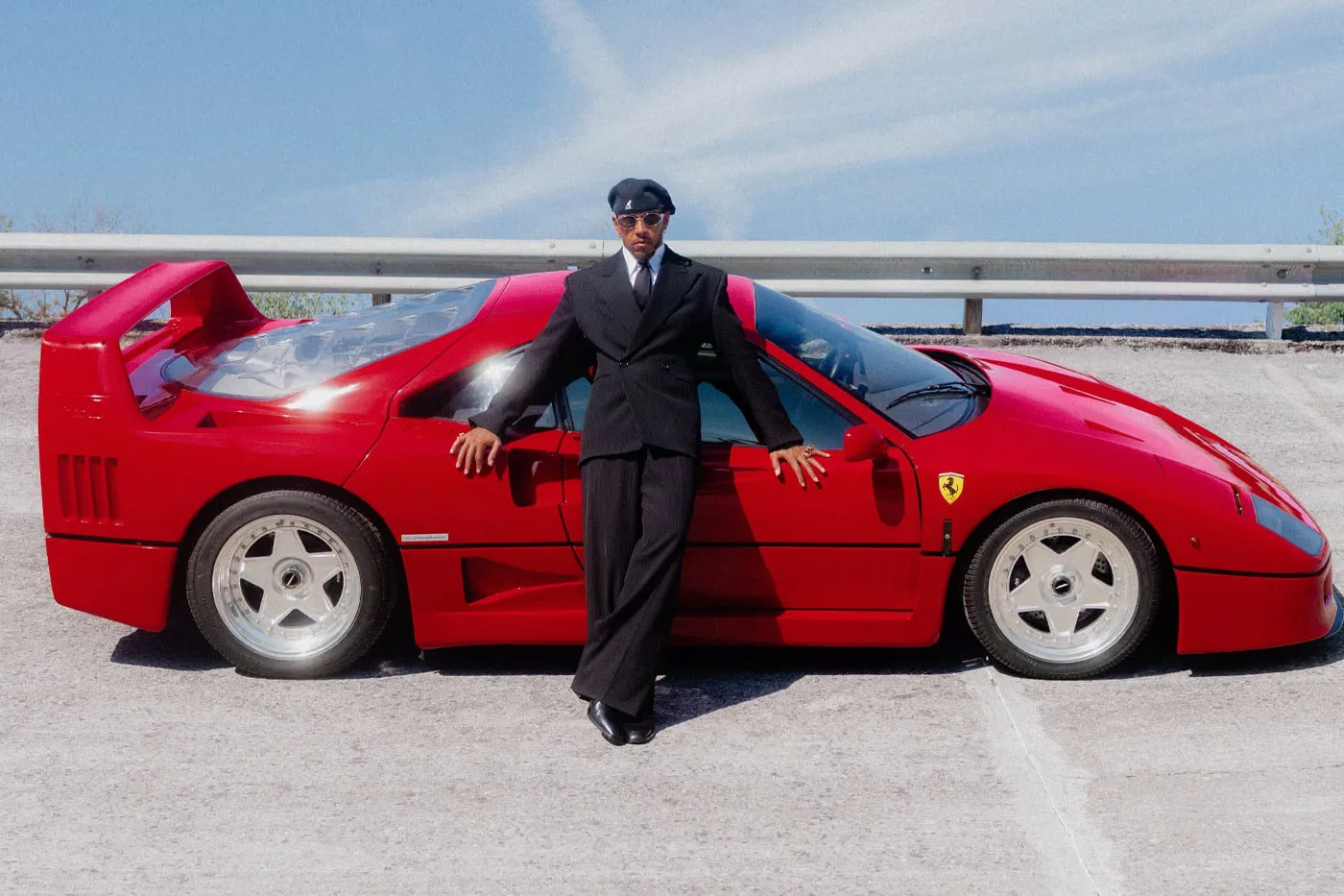 Why Lewis Hamilton’s Ferrari F40 Arrival Is an Automotive Milestone and Every Collector’s Dream