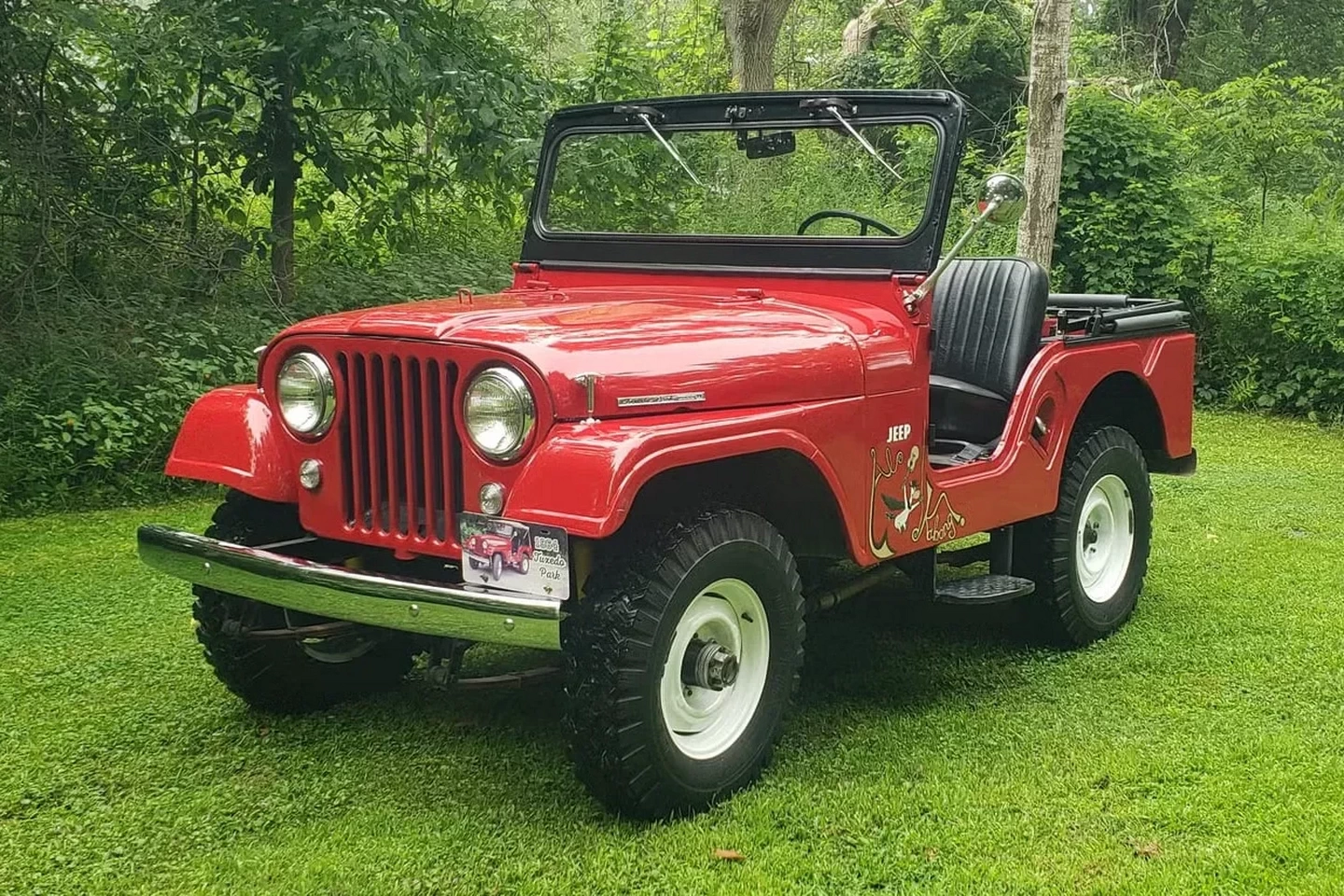 So Fancy: 1964 Jeep CJ-5A Tuxedo Park on Bring a Trailer
