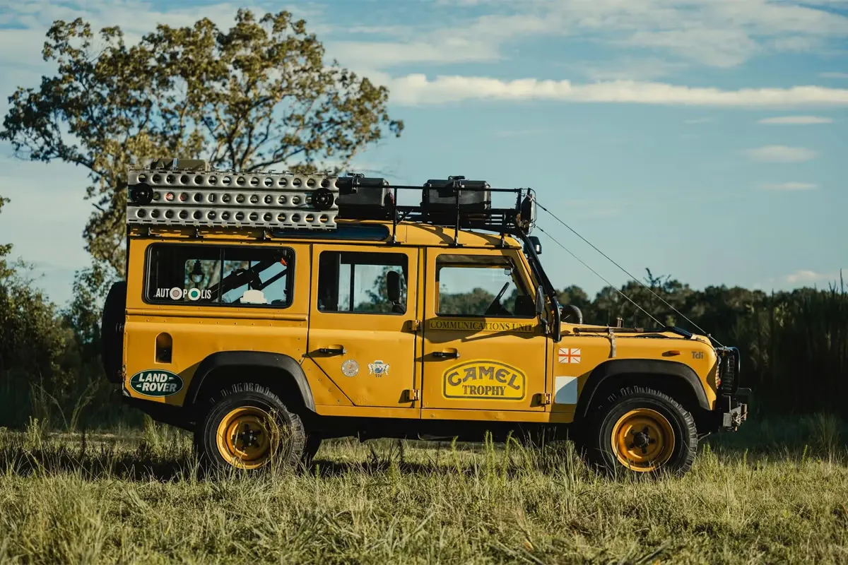 An Ex-Camel Trophy 1991 Land Rover Defender 110 Is up for Auction