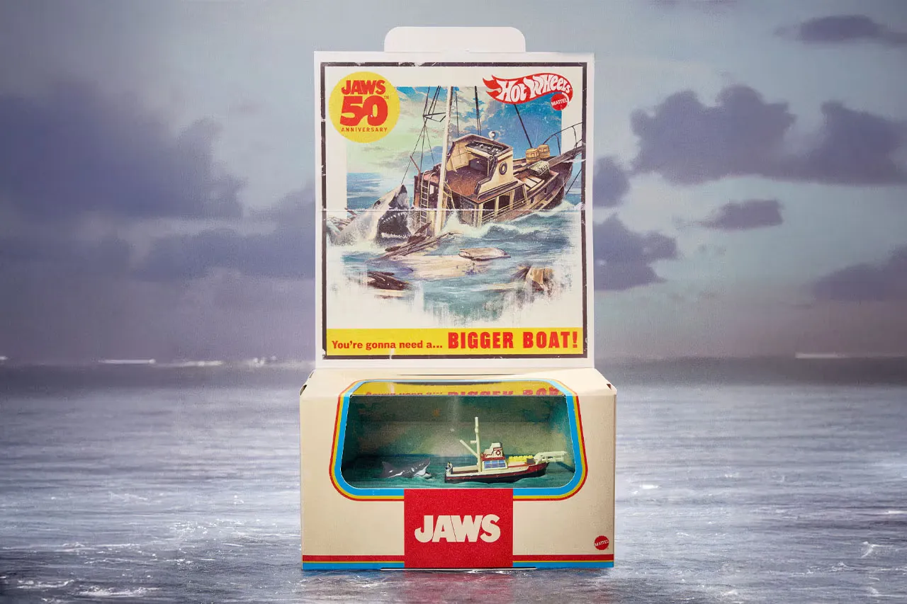 Hot Wheels Unleashes 50th Anniversary ‘Jaws’ Set with Diorama Display