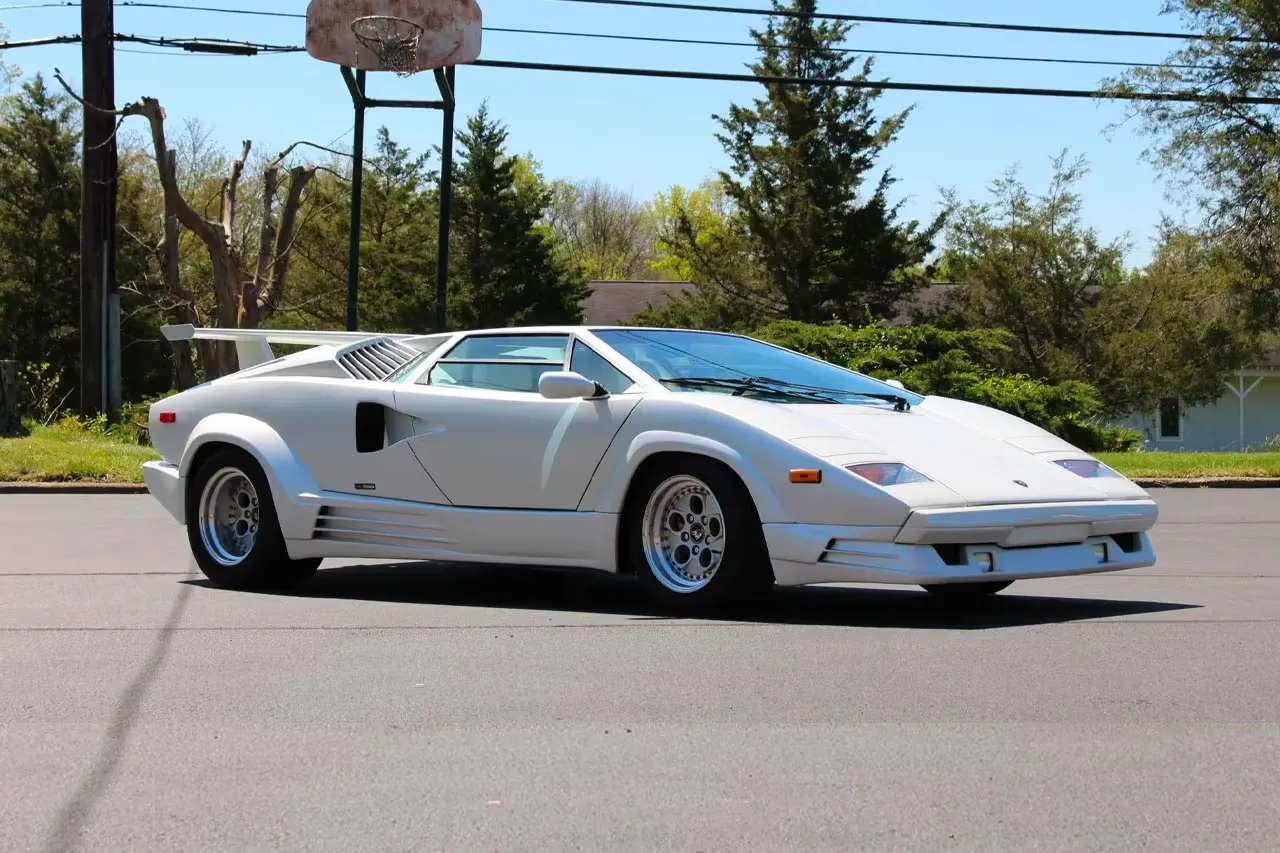 1989 Lamborghini Countach 25th Anniversary Hits Auction Block