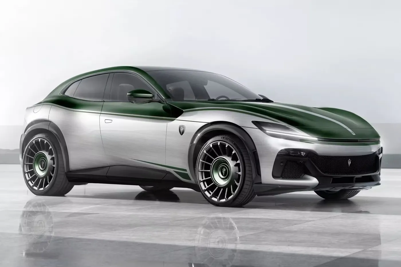 Carlex Design Will Give Your Ferrari Purosangue a Brushed Metal Paint Job