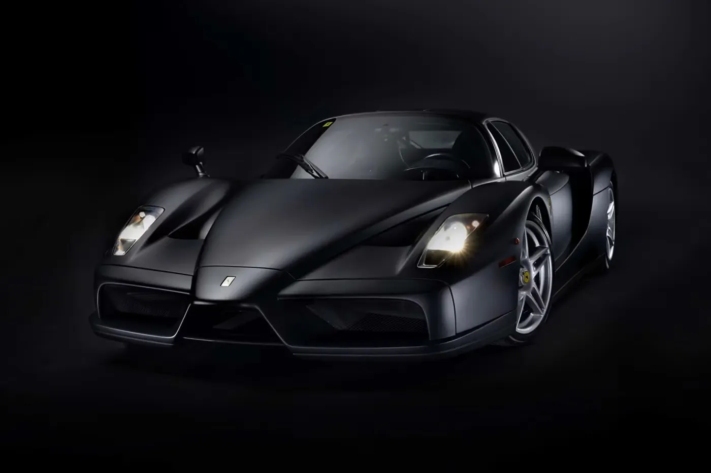 RM Sotheby’s Auctions One-Off Factory Matte Black Enzo
