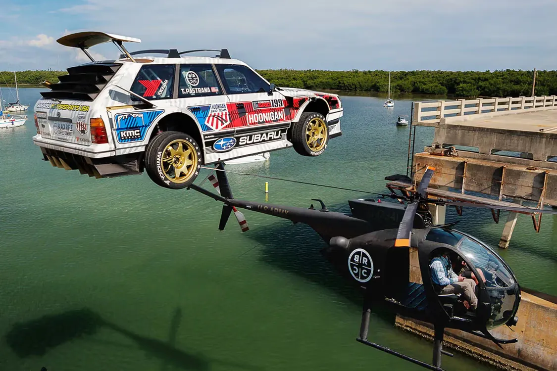 Watch Travis Pastrana Go Berserk in Hoonigan’s 862HP Subaru Wagon