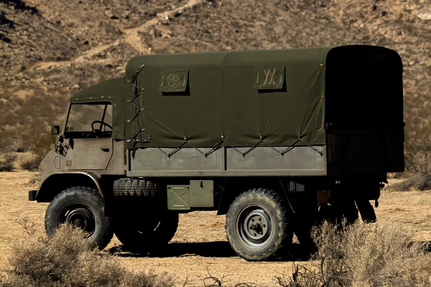 Here’s a Closer Look at the Daniel Arsham × Stone Island Mercedes-Benz Unimog 404
