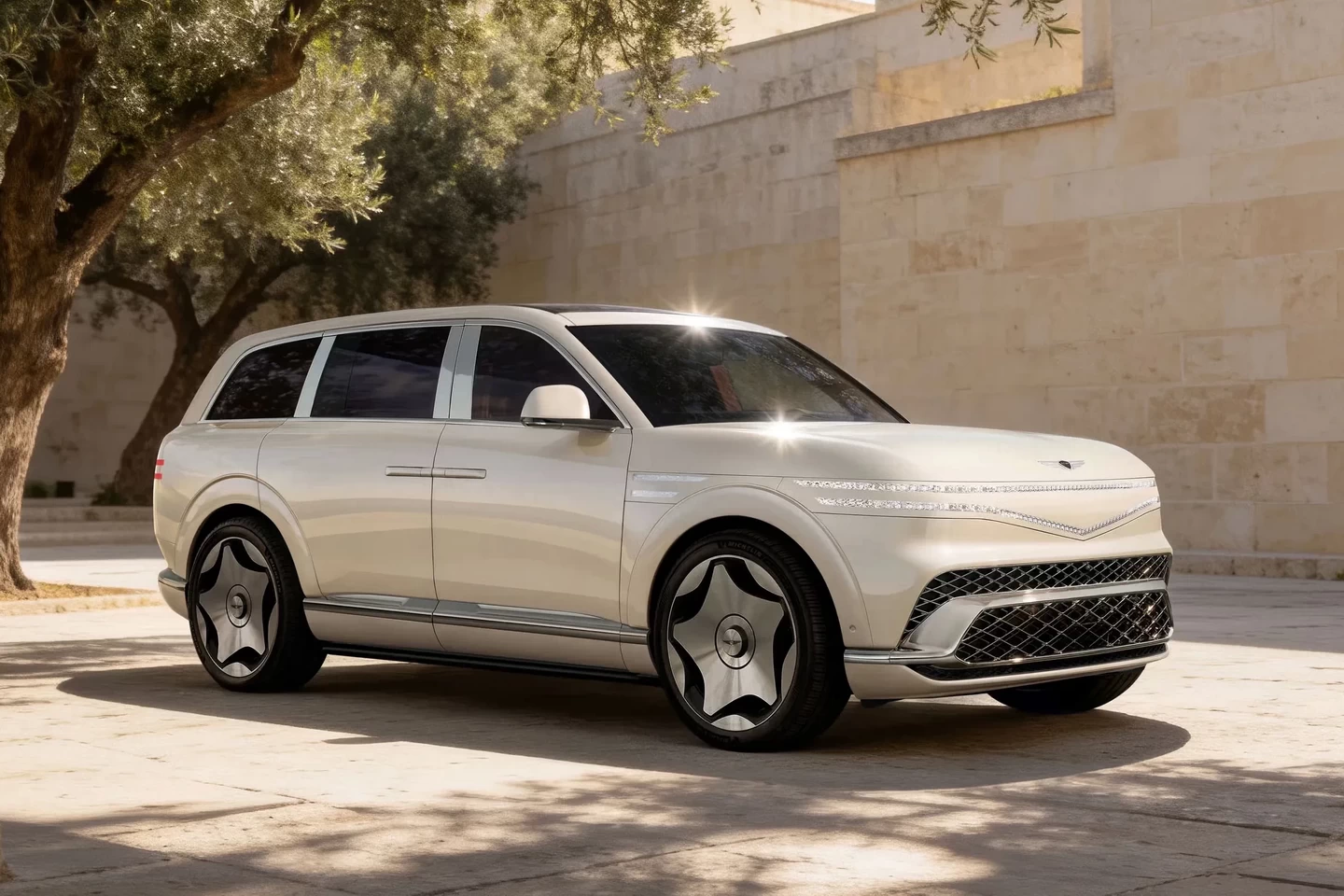 2028 Genesis GV90 Is a True Flagship with Coach Doors and a Crazy Interior