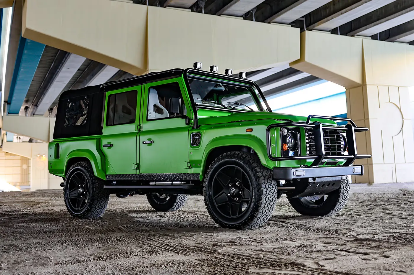 E.C.D. Automotive Design Drops a Corvette LT1 Engine Inside the Land Rover Defender 110