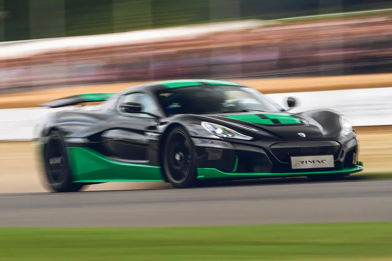 Watch the Rimac Nevera Set the Goodwood Festival of Speed Hill Climb Production Car Record