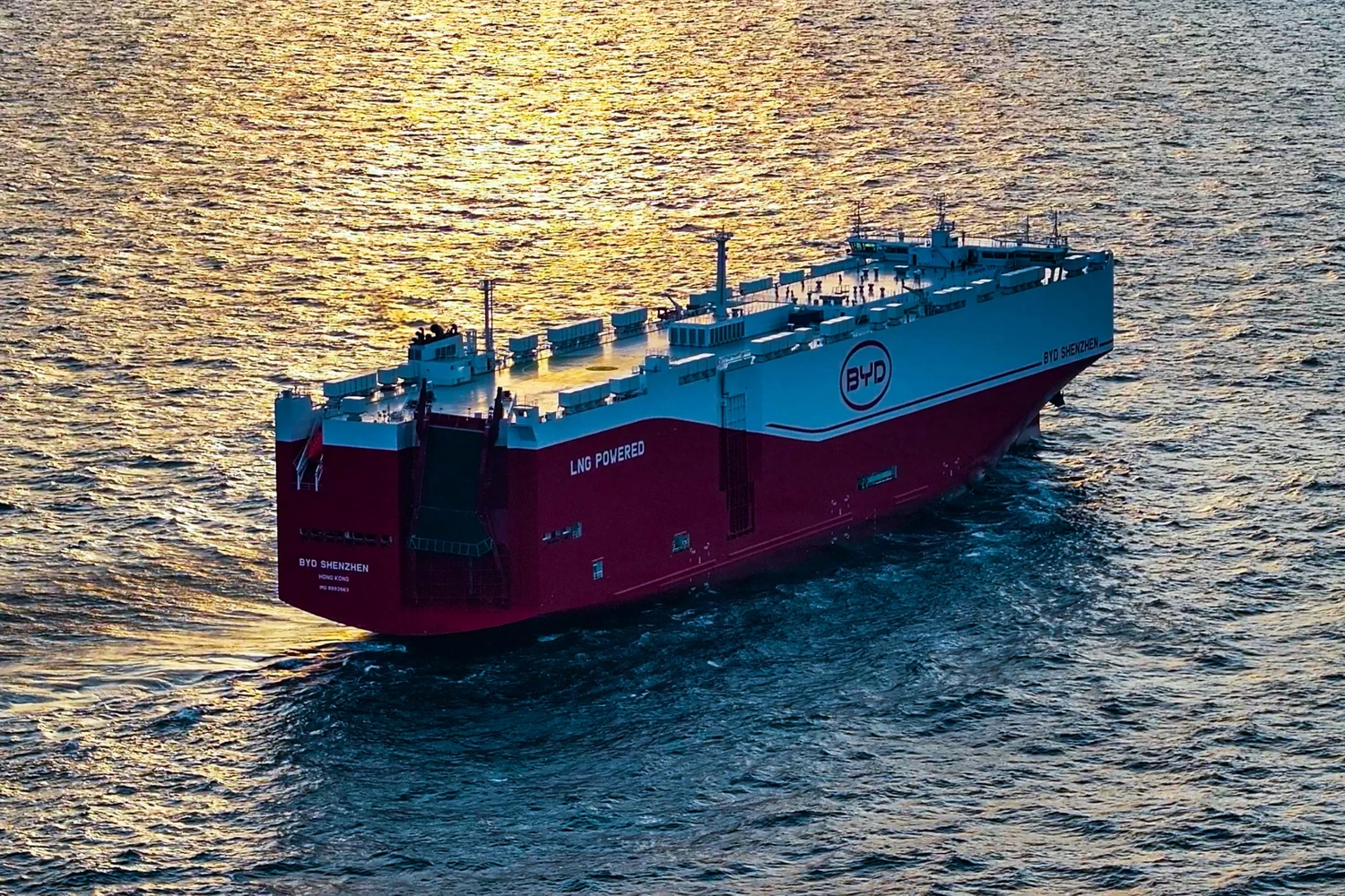 BYD Shenzhen, world’s largest car carrier, sailed off to Brazil, company says