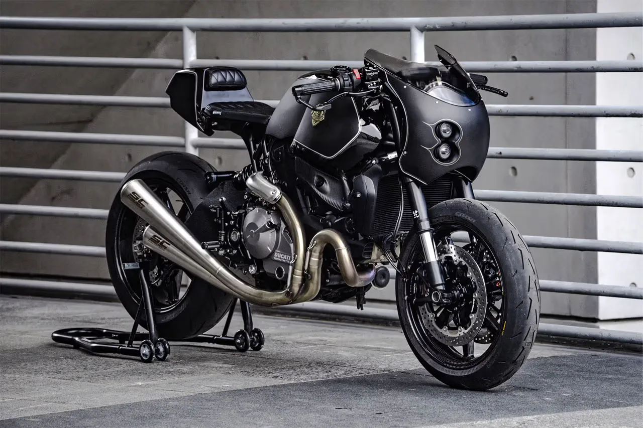 Rough Crafts Introduces Custom Ducati Monster 821 “Bologna Dogfight”
