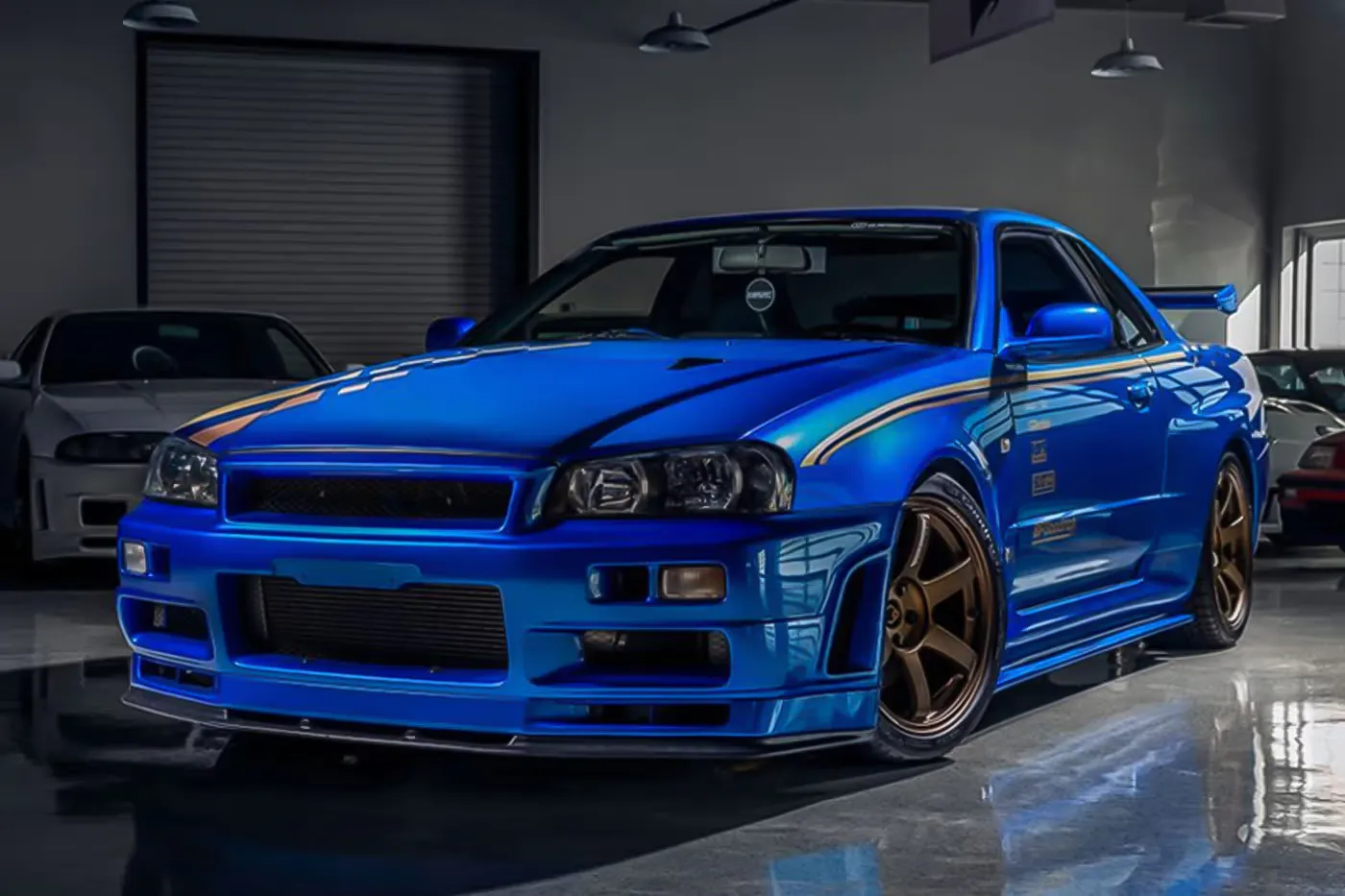 2001 Nissan Skyline R34 V-Spec II Driven by Paul Walker Up for Auction
