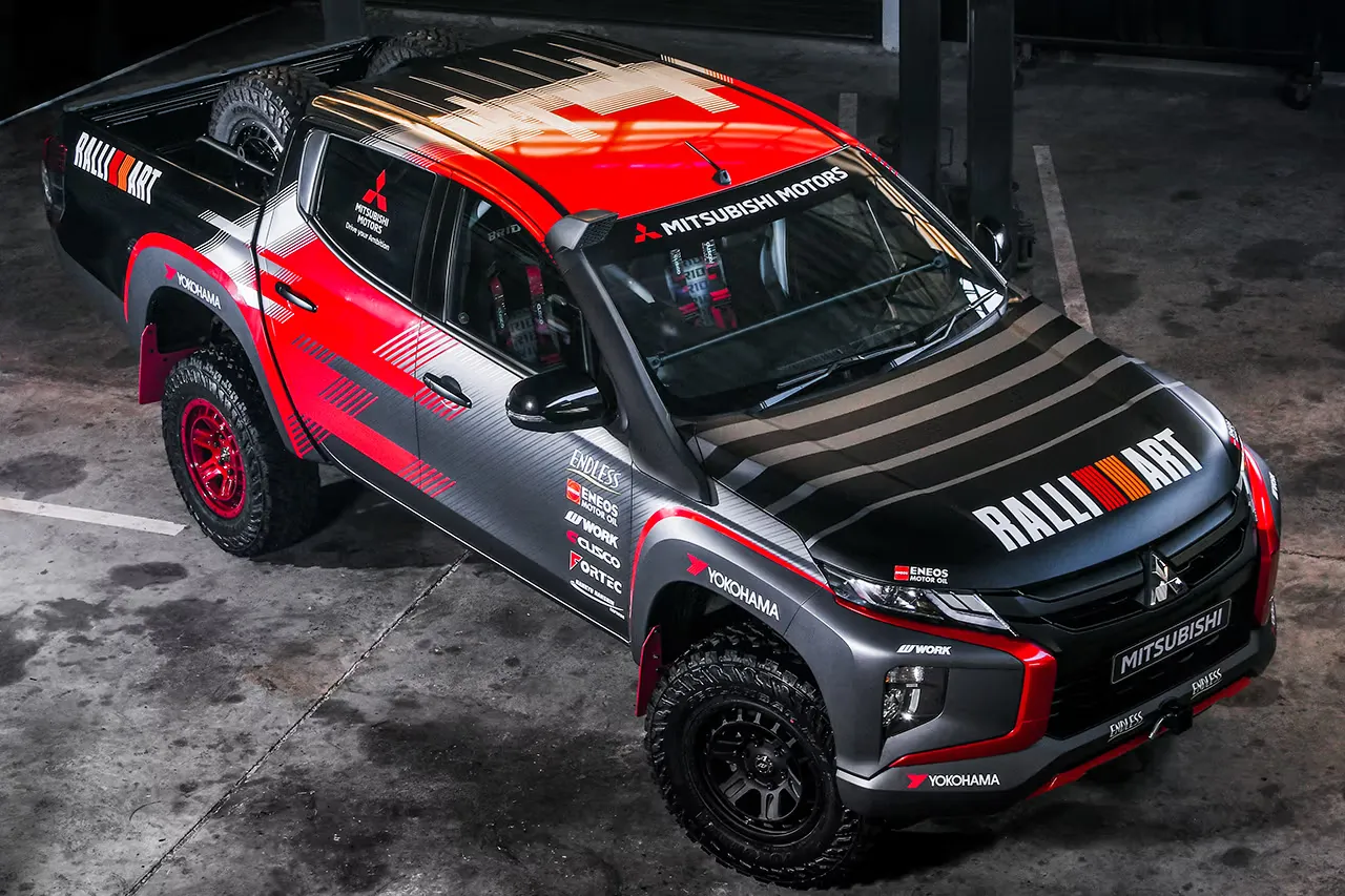 Mitsubishi Enters Triton Pick-up Truck In Asia Cross Country Rally